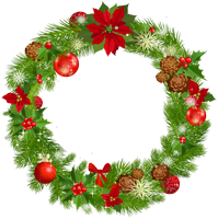a christmas wreath